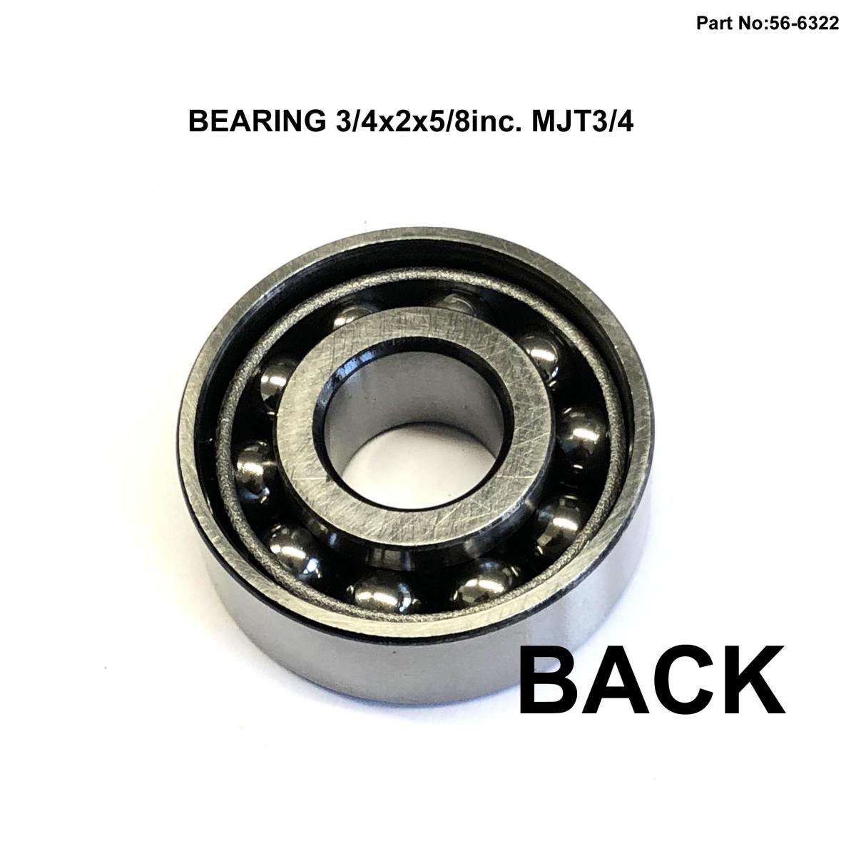 BEARING MJ3/4 DIRT RACING OPEN 3/4x2x11/16inc 19.05x50.80x17.46mm ROLLER TYPE EACH