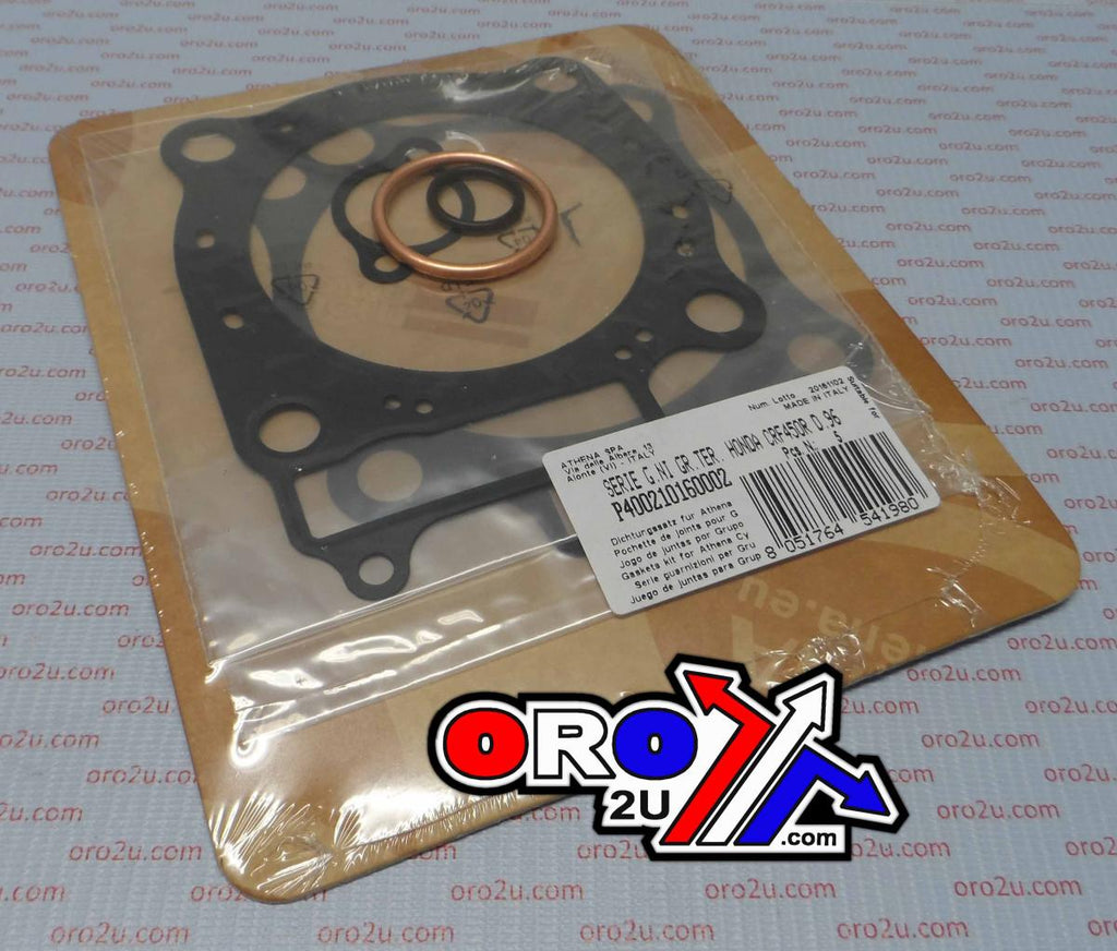 TOP END GASKET SET STD 96.00mm HONDA 2002 - 2010 CRF 450 R ATHENA P400210160002