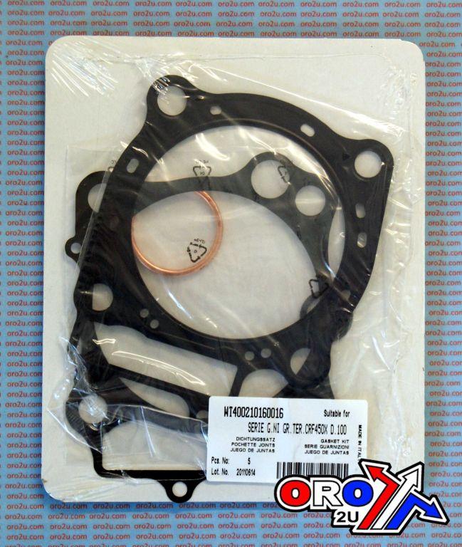 TOP END GASKET SET HONDA CRF 450 05-14, ATHENA P400210160016 FOR 100MM BIG BORE