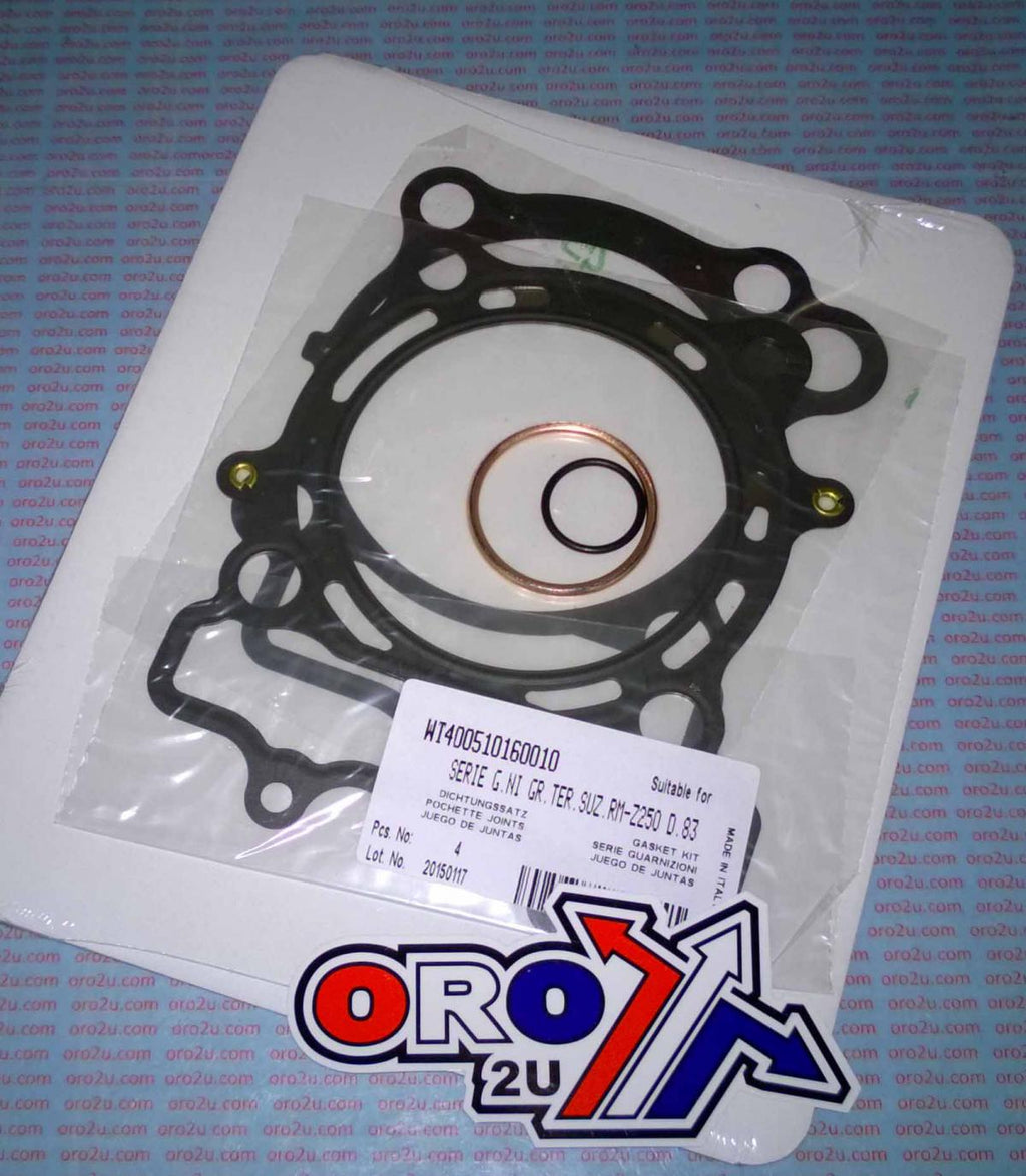 TOP END GASKET SET SUZUKI RM-Z 250 07-09, ATHENA P400510160010 FOR 83MM 290CC BIG BORE KIT