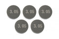 VALVE SHIMS 10mm 3.05 PACK/5, PROX 29.100305 KTM