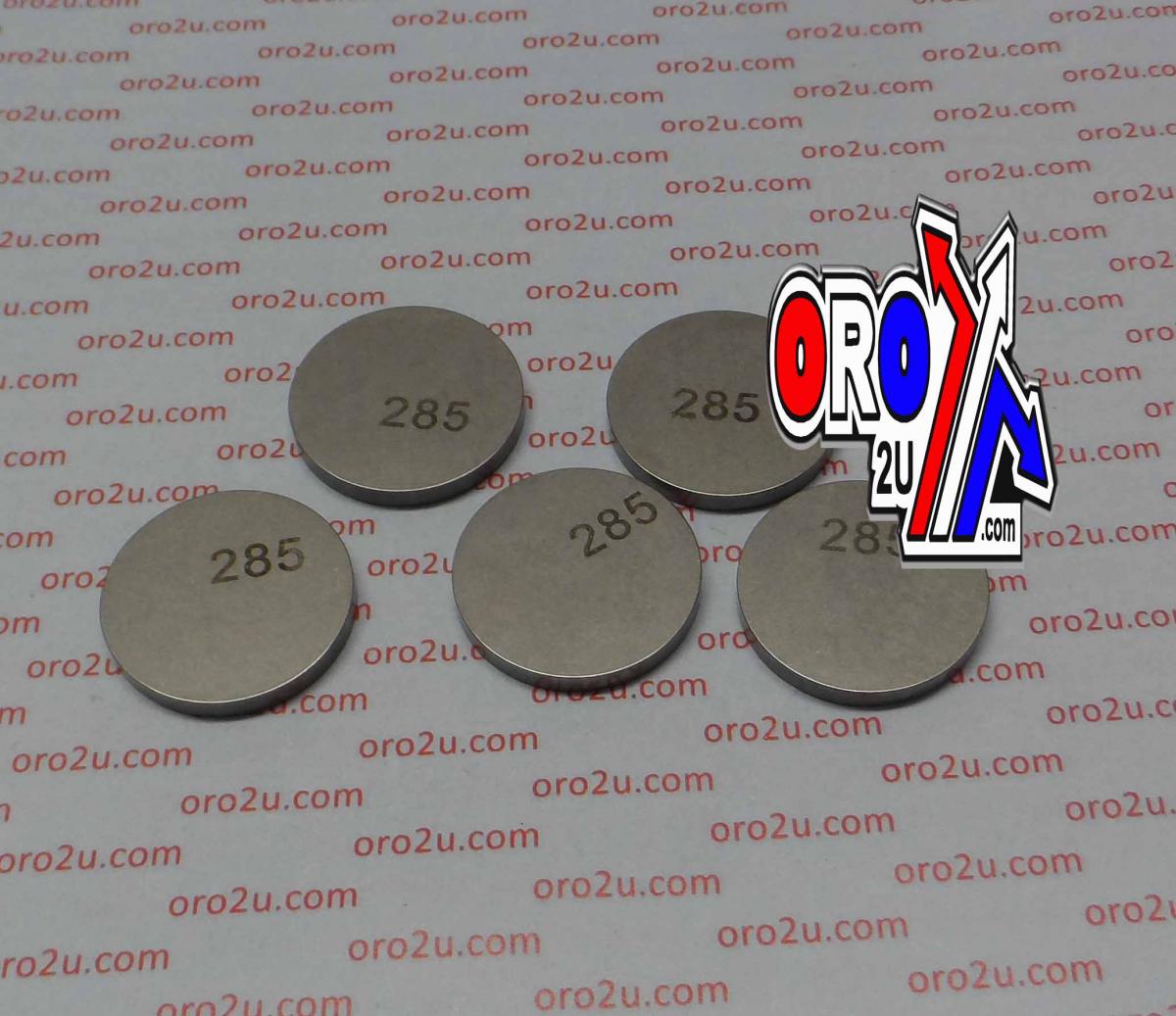 VALVE SHIM 2.85 25mm PK/5 K&L 13-7627