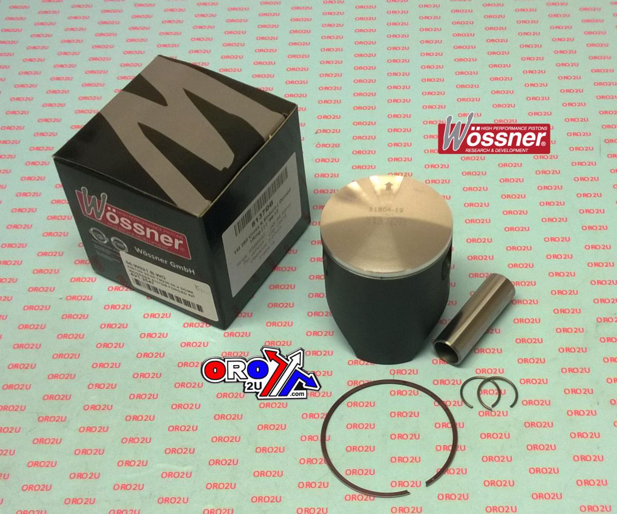 PISTON 99-09 TM250 66.4 DOME, WOSSNER 8137DB FORGED KIT, SINGLE RING