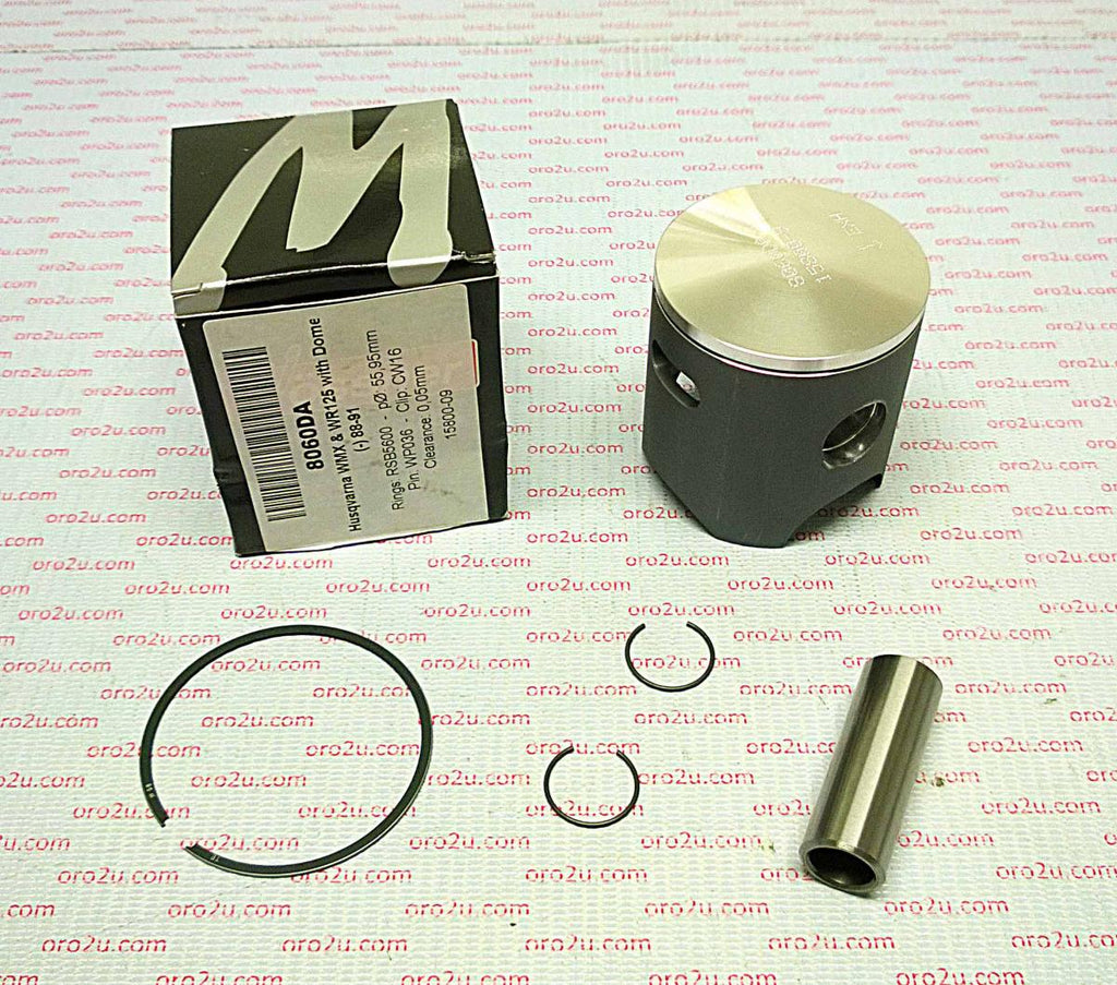 PISTON KIT 88-91 HUSKY 125 .50, WOSSNER PISTON KIT 8060D050
