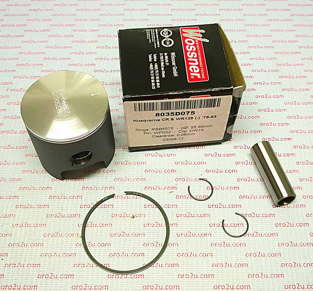 PISTON 76-83 CR/WR125 56.50, WOSSNER 8035D150 HUSQVARNA