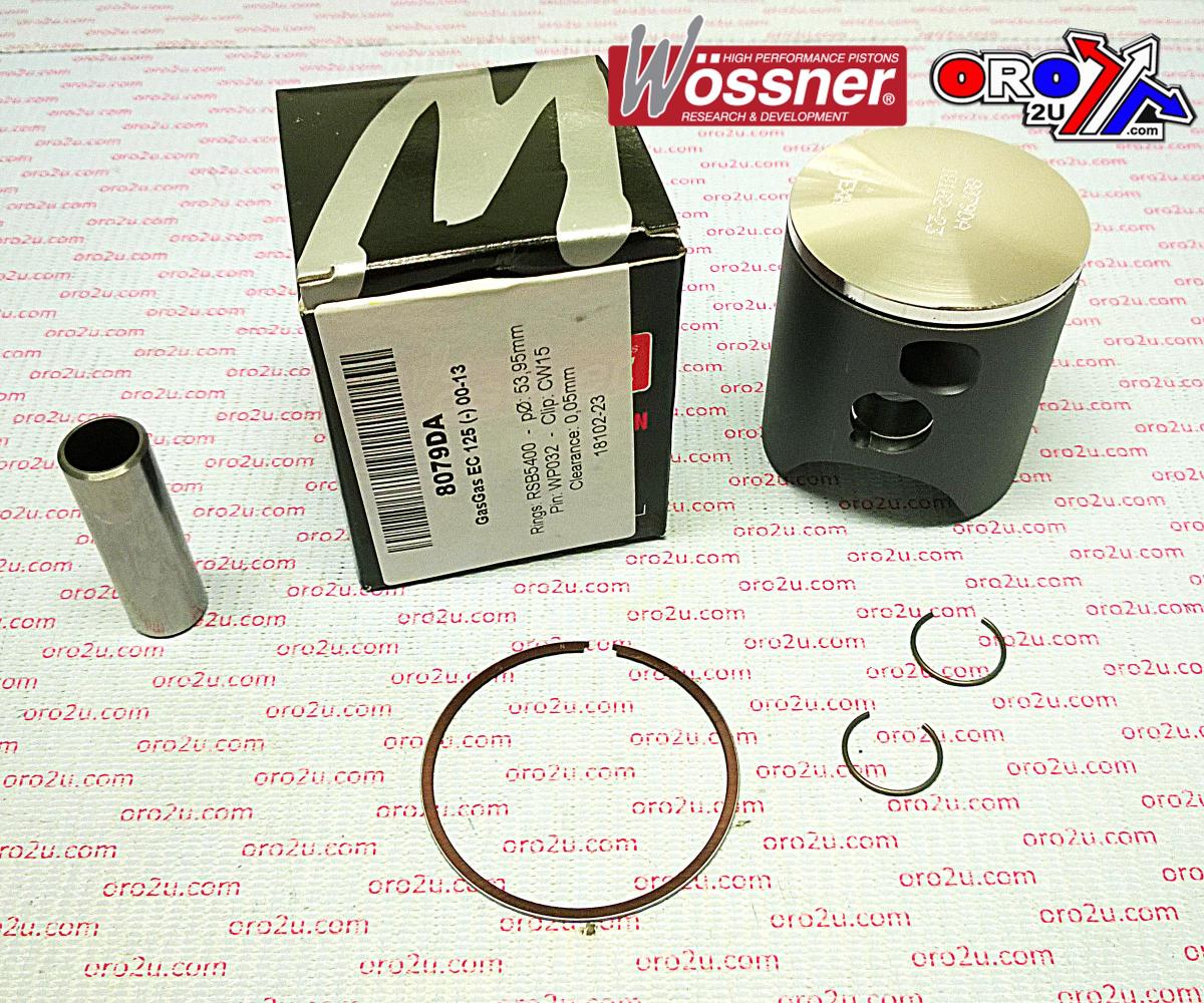 PISTON KIT 00-11 EC125 54.00, WOSSNER GASGAS 8079DB
