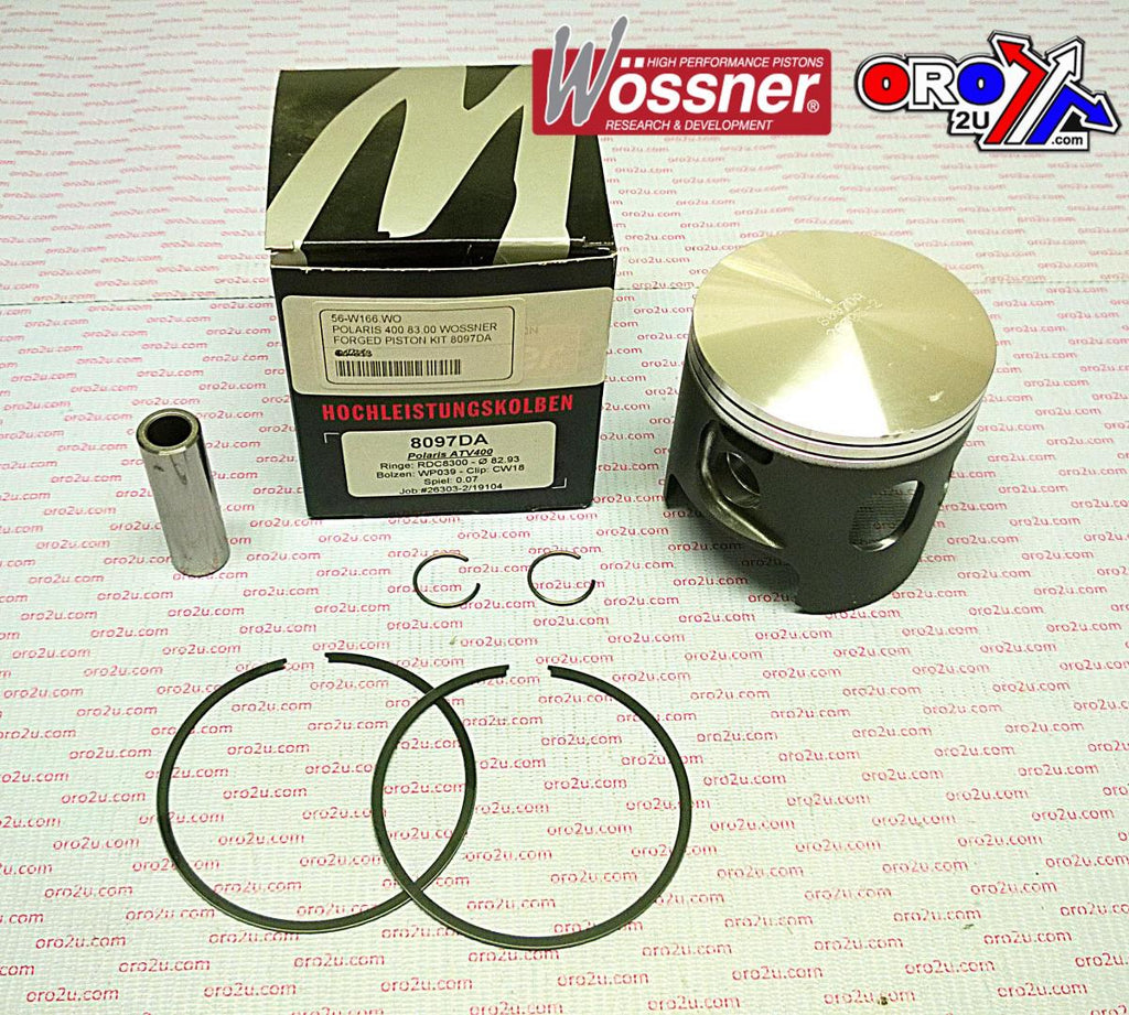 PISTON KIT POLARIS 350 85.00, FORGED WOSSNER 8097D200 ATV