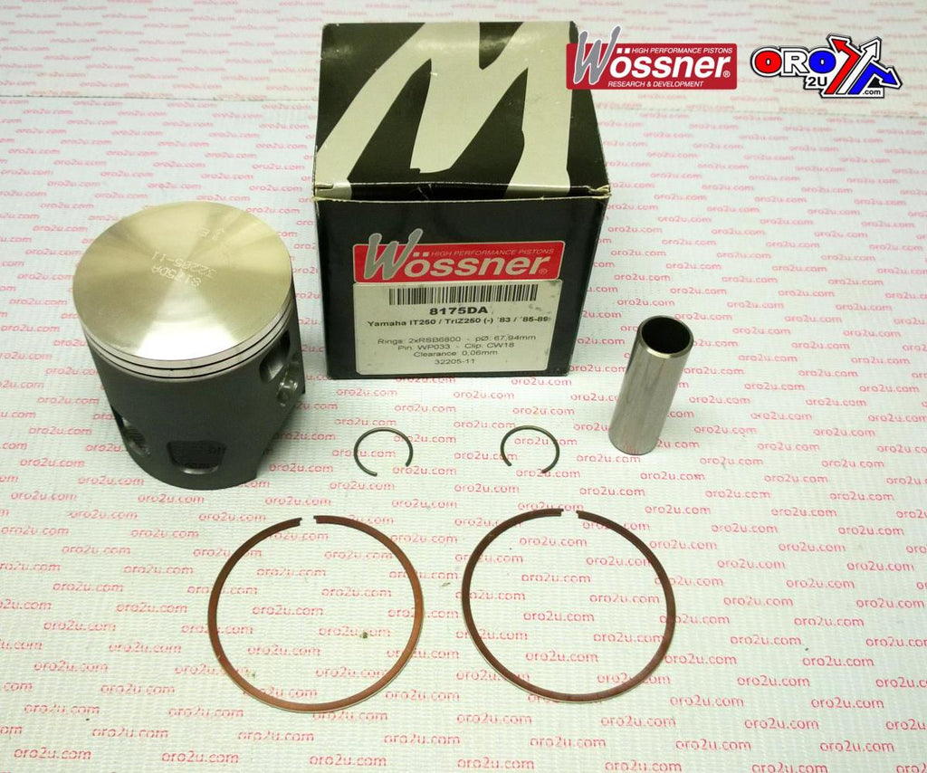 PISTON KIT 1983 IT250 68.00, FORGED WOSSNER 8175DA