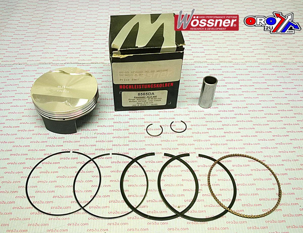 PISTON KIT 03-06 KLX400 90.00, FORGED WOSSNER 8565DB