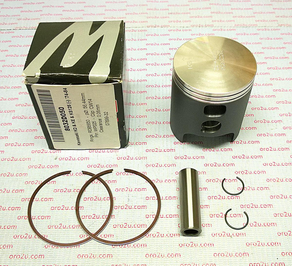 PISTON KIT KD KE KS 125 58.00, WOSSNER 8032D200 74-84