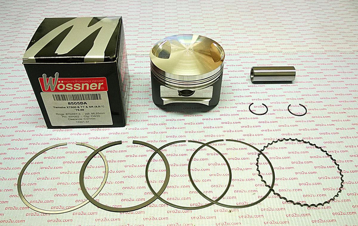 PISTON KIT XT TT SR 500 88.00, FORGED WOSSNER 8505D100