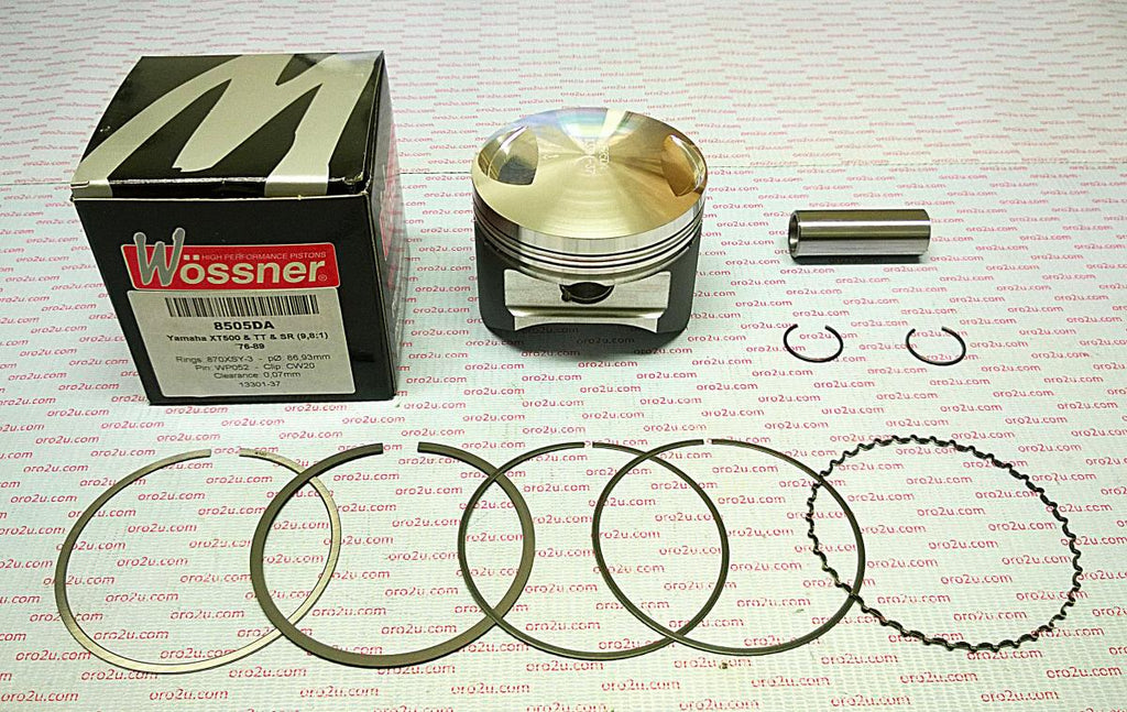 PISTON KIT XT TT SR 500 88.50, FORGED WOSSNER 8505D150