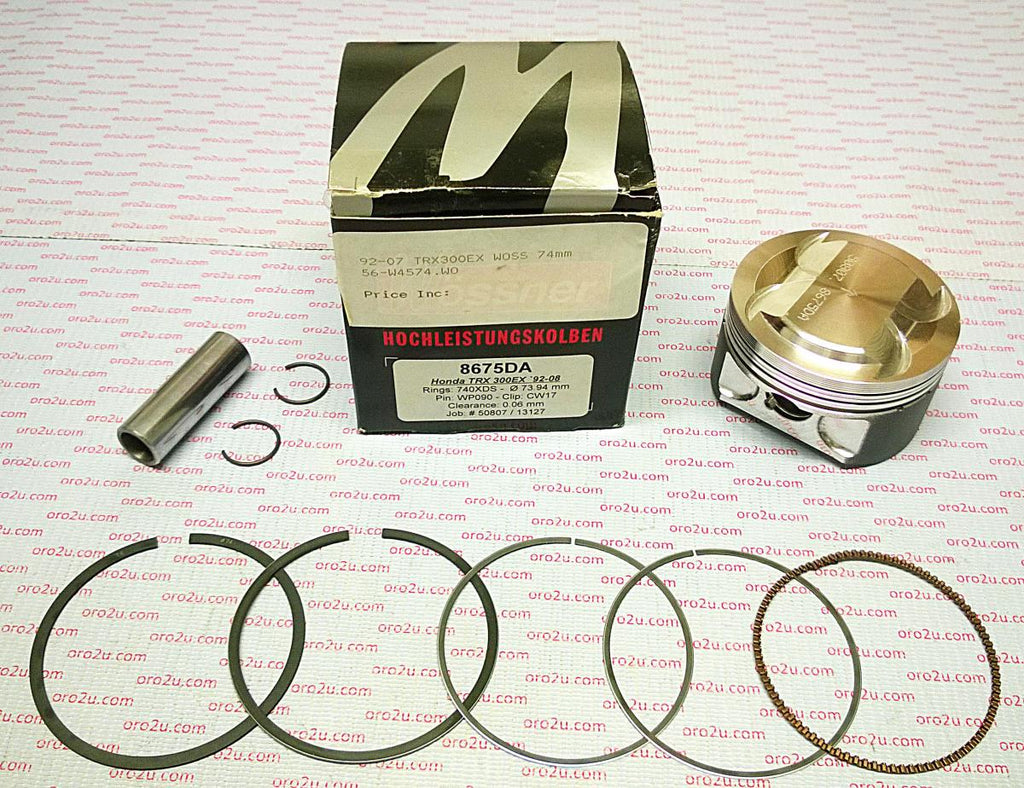 PISTON KIT 92-08 TRX300 76.00, FORGED WOSSNER 8675D200