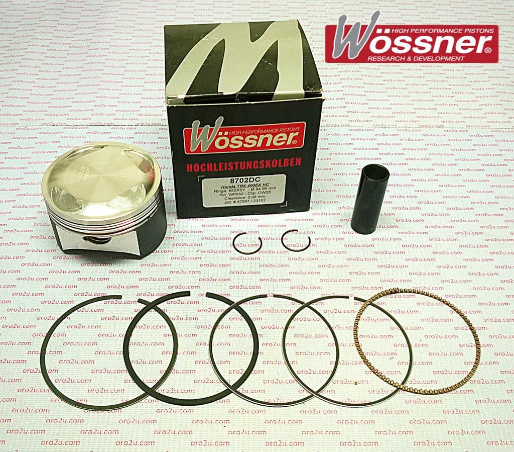 PISTON KIT 99-08 TRX XR 85.00, FORGED WOSSNER 8702D300 400
