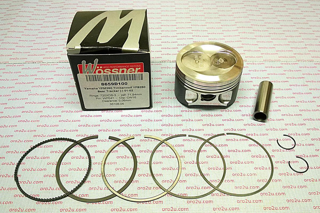PISTON KIT YFM YFB250 72.00, WOSSNER FORGED 8659D100