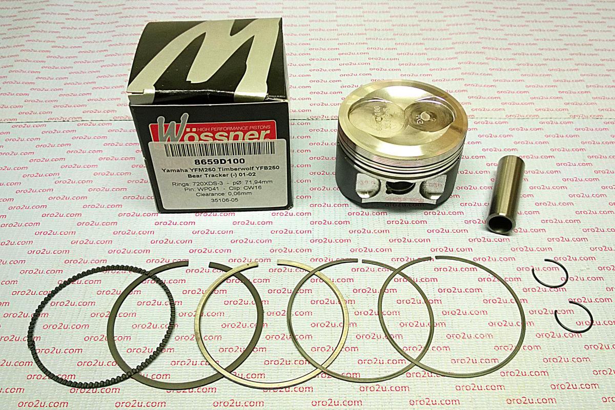 PISTON KIT YFM YFB250 72.00, WOSSNER FORGED 8659D100