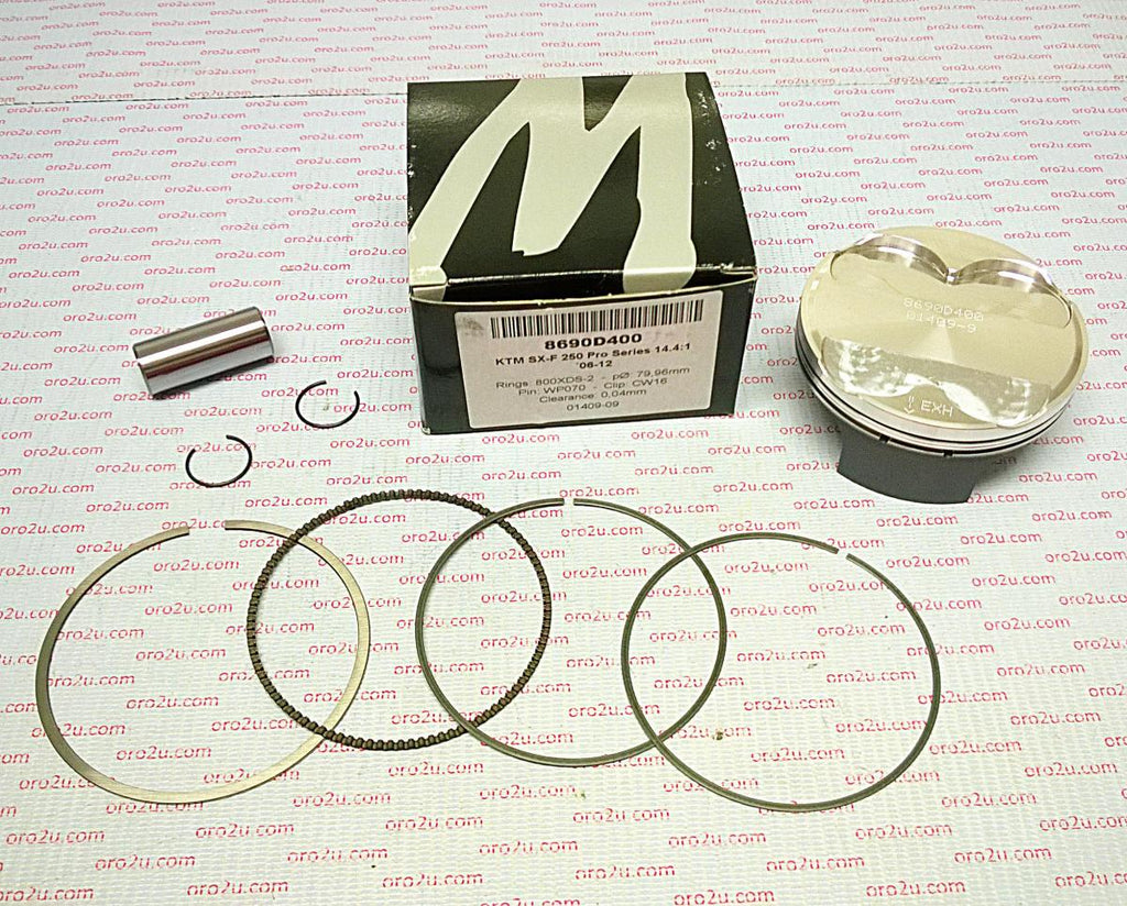 PISTON KIT 06-12 SXF250 76 HC, WOSSNER 8690DA KTM SX-F 77130007100