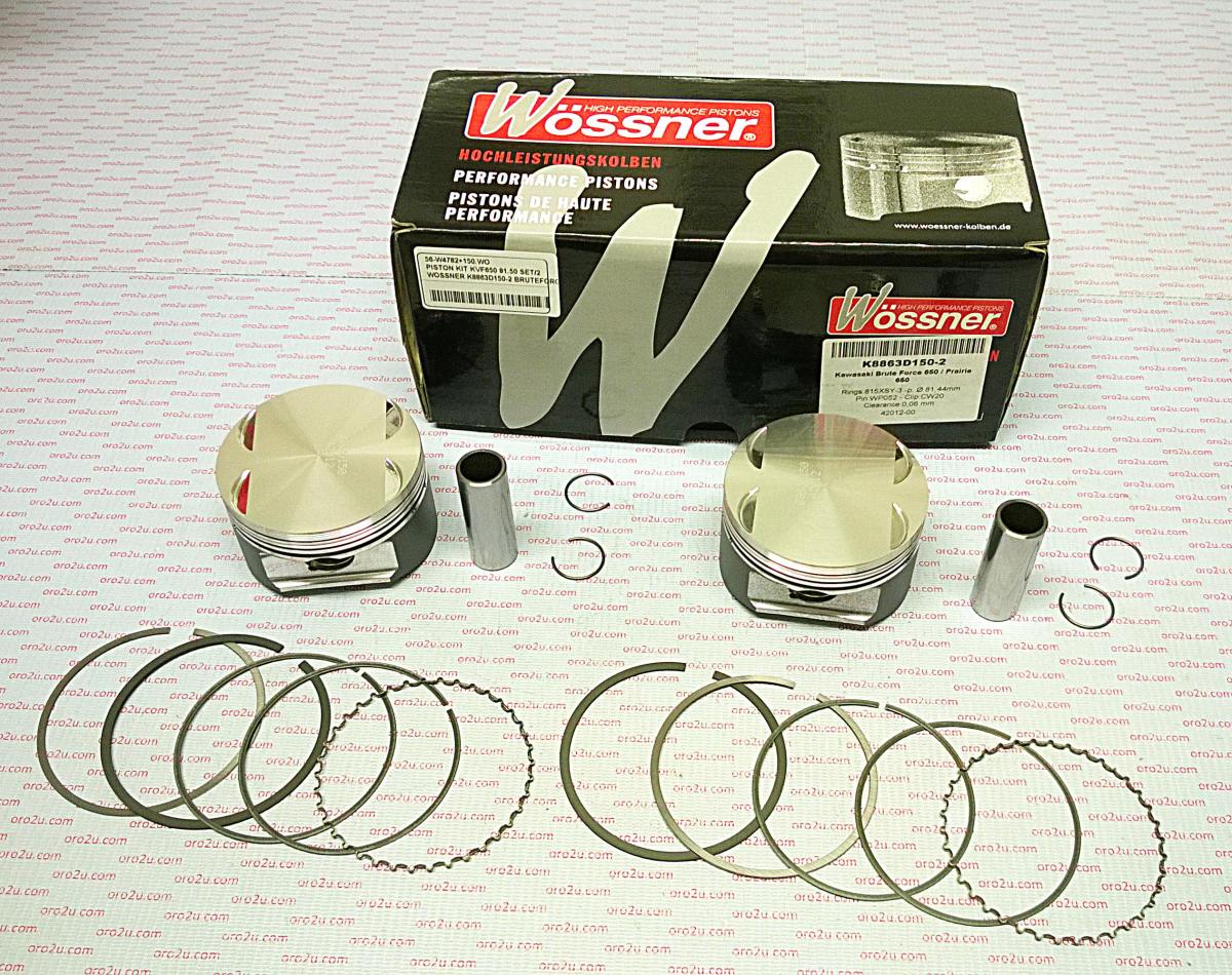 PISTON KIT KVF650 81.50 SET/2, WOSSNER K8863D150-2 BRUTEFORCE, 56-W4782