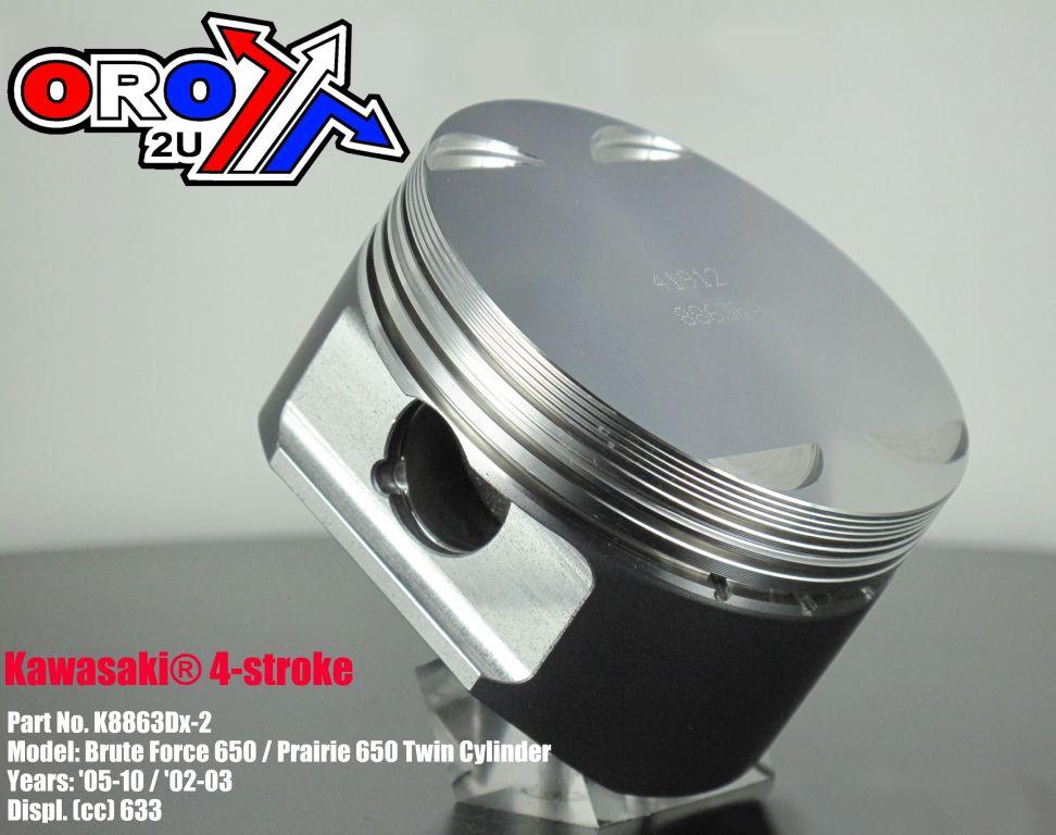 PISTON KIT KVF650 82.00 SET/2, WOSSNER K8863D200-2 BRUTEFORCE, 56-W4782