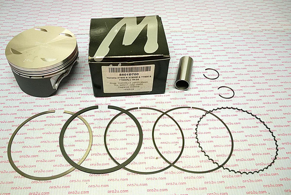 PISTON KIT 98-01 YFM600 96.50, FORGED WOSSNER 8501D150