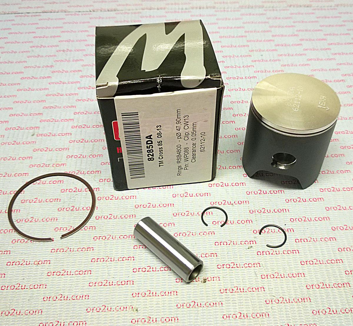 PISTON KIT 08-23 TM85 47.90mm, WOSSNER 8332DA TM FORGED, 10166 (8285DA)