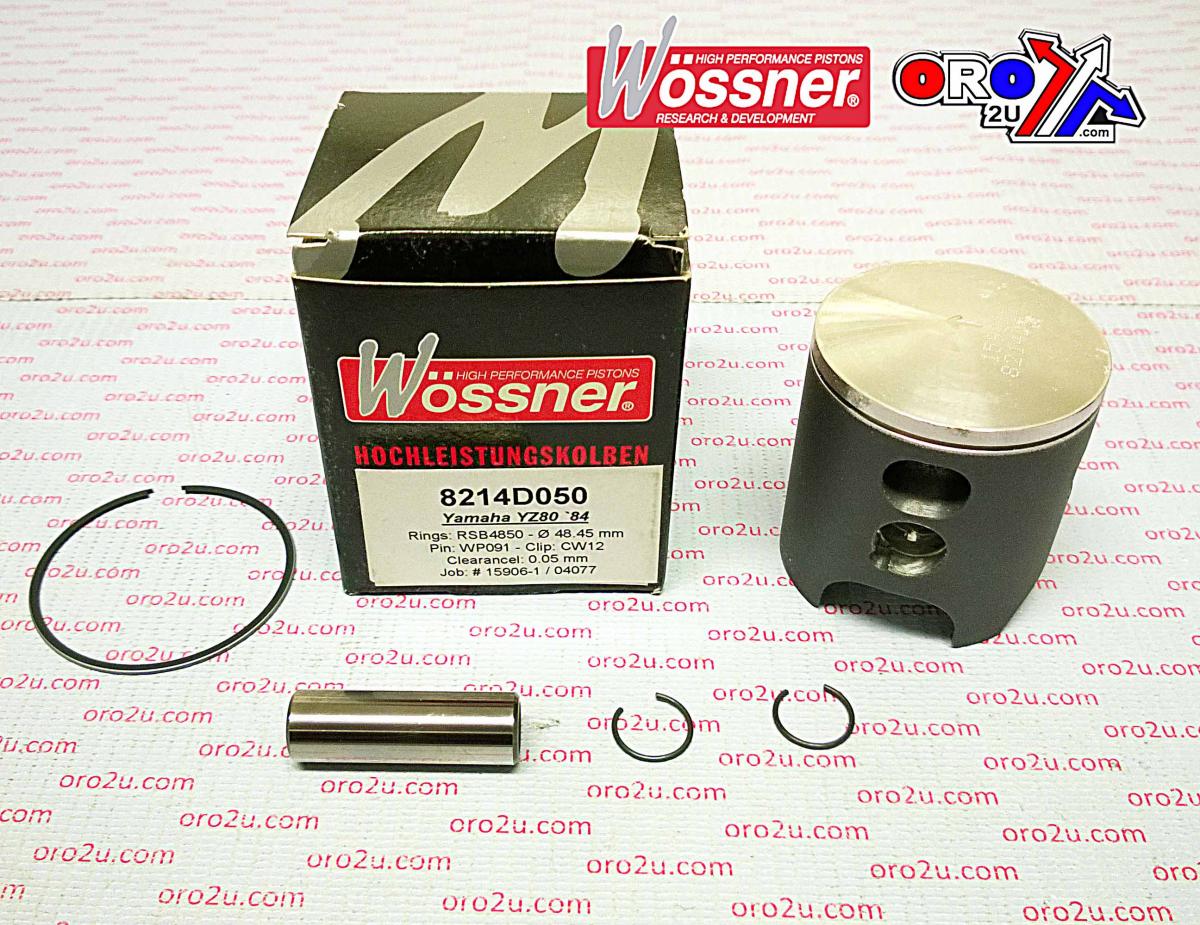 PISTON KIT 1984 YZ80 48.00, WOSSNER 8214DA YAMAHA 527-11633-00-00