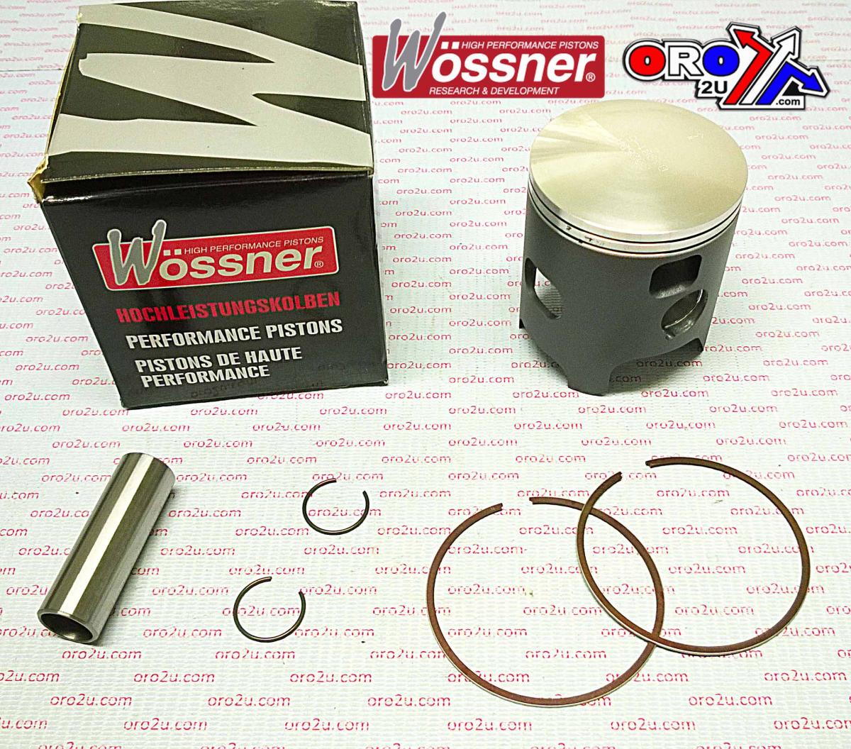 PISTON KIT 92-01 KX250 66.40 C, WOSSNER 8026DC KAWASAKI MX