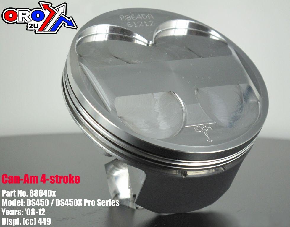 PISTON KIT 08-12 DS450 97.00, WOSSNER 8864DA CAN-AM 420685132
