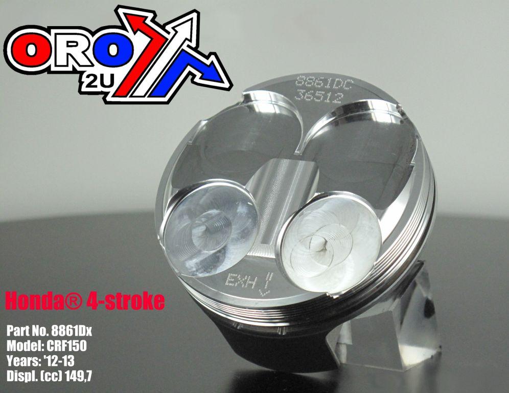 PISTON KIT 12-18 CRF150R 66.00, 8861DC WOSSNER