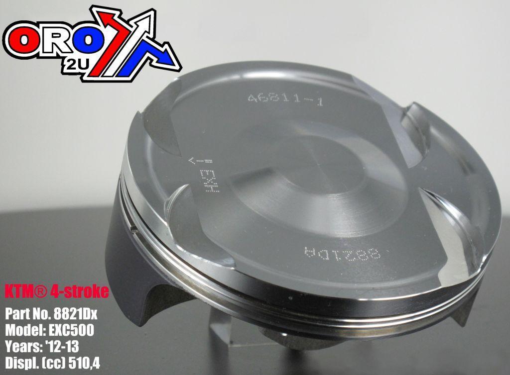 PISTON KIT 12-13 KTM EXC500 95, WOSSNER 8821DB HUSQVARNA