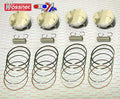 PISTON KIT/4 KAW KZ10R C 13:1, WOSSNER K8746D200-4 O/S 2.00