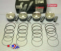 PISTON KIT 2000-2005 KAWASAKI ZX12 WOSSNER K8779DA-4