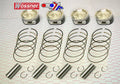 PISTON KIT 86mm 2006-2009 KAWASAKI ZX14 WOSSNER K8785D200-4