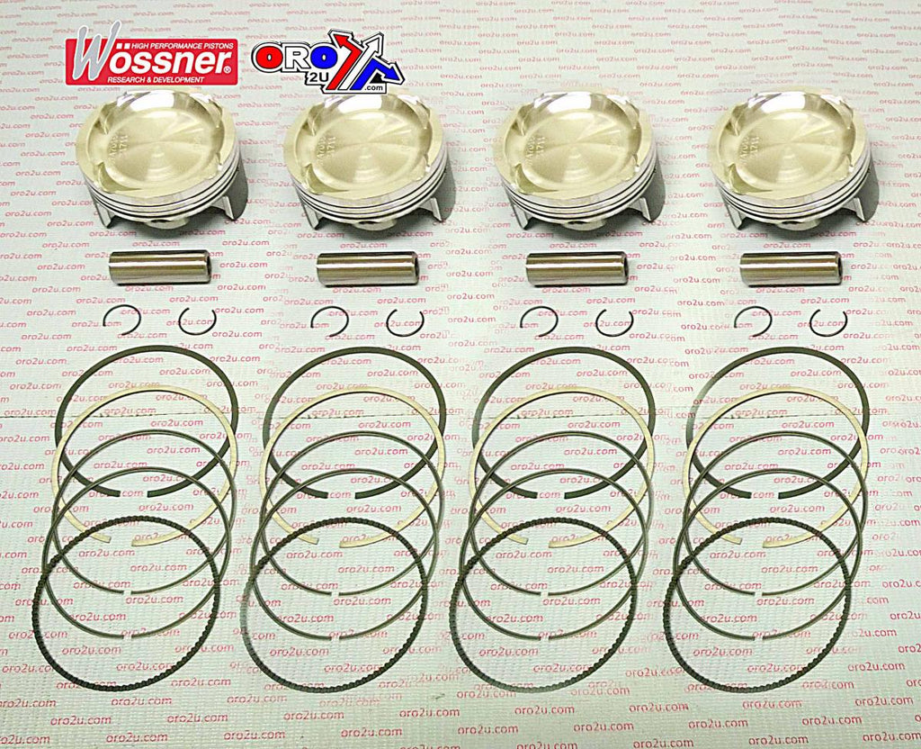 PISTON KIT/4 73.40mm SUZUKI GSXR1000 WOSSNER K8747DA-4