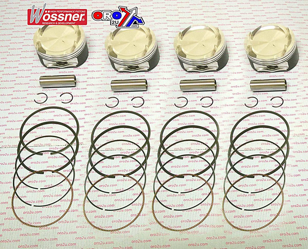 PISTON KIT/4 76mm STD KAWASAKI KZ10R C TURBO WOSSNER K8767DA-4