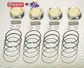 PISTON KIT/4 76mm STD KAWASAKI KZ10R C TURBO WOSSNER K8767DA-4