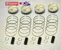 PISTON KIT4 YAMAHA YZF1000 78.00mm WOSSNER K8752D100-4 COMP 13:1
