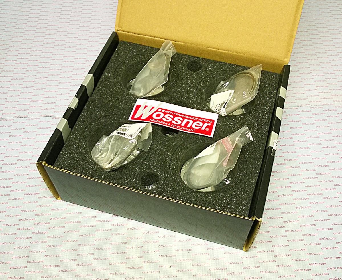PISTON KIT4 YAMAHA YZF1000 78.00mm WOSSNER K8752D100-4 COMP 13:1
