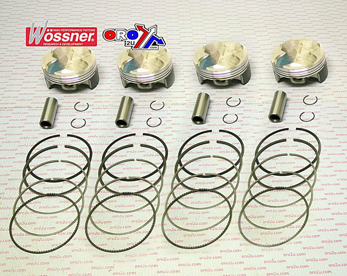 PISTON KIT SET/4 CBR1000RR, WOSSNER K8742DA-4 75.00mm