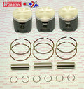 PISTON KIT SET/3 KAW. 400 S3, WOSSNER K8275D100-3 58.00mm