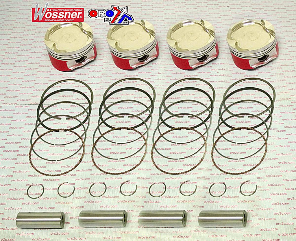 PISTON KIT SET/4 83mm 1999-2007 SUZUKI HAYABUSA WOSSNER K8734D200-4