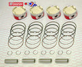PISTON KIT SET/4 83mm 1999-2007 SUZUKI HAYABUSA WOSSNER K8734D200-4