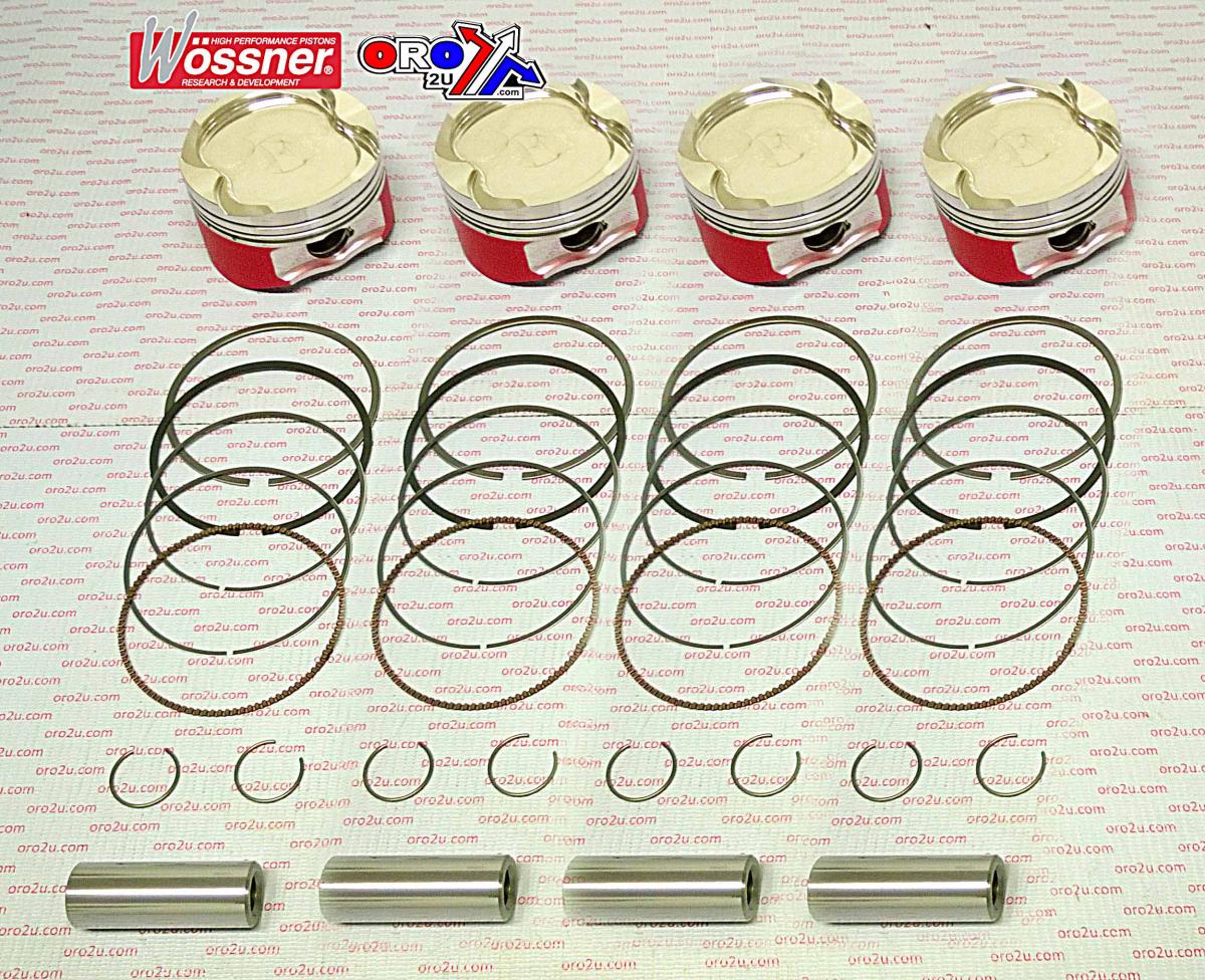PISTON KIT SET/4 83mm 1999-2007 SUZUKI HAYABUSA WOSSNER K8734D200-4