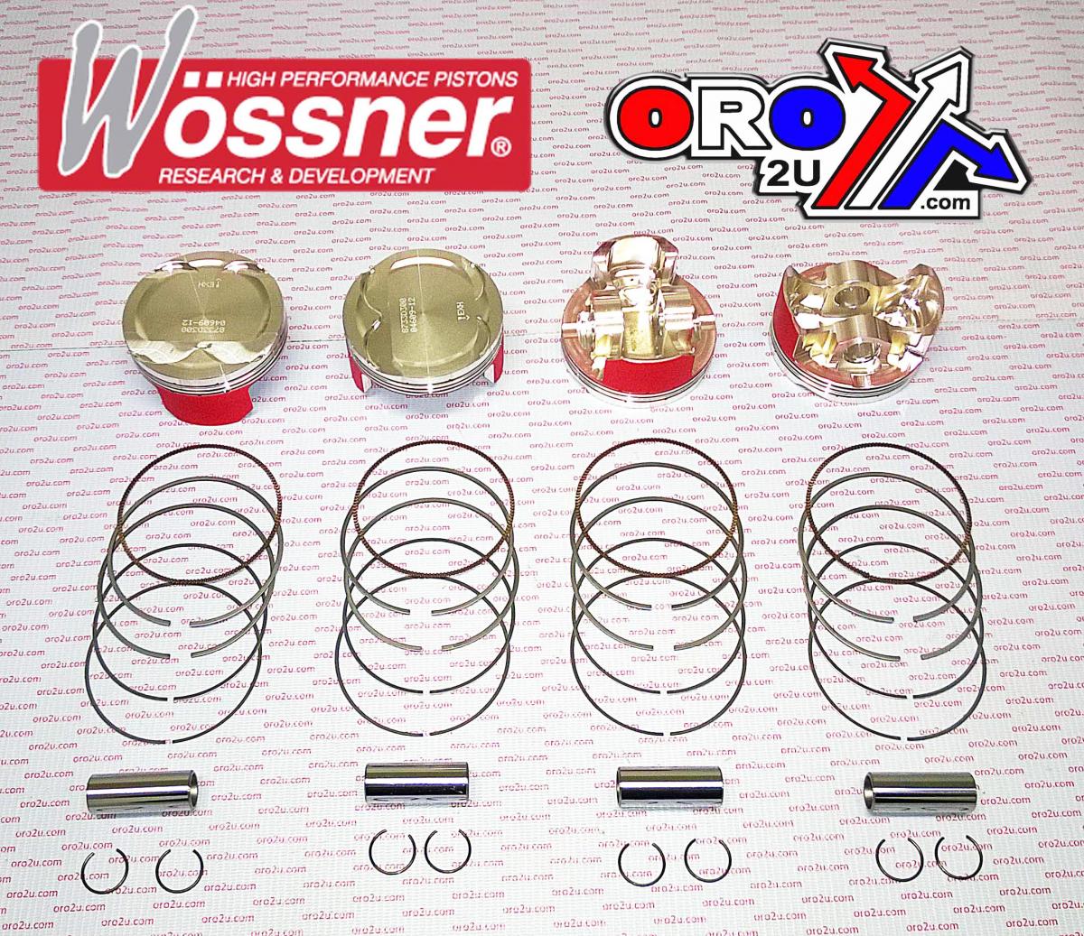PISTON KIT SET/4 HAYABUSA 84, WOSSNER K8733D300-4 SUZUKI, 2008-2016 DISPL. 1440cc