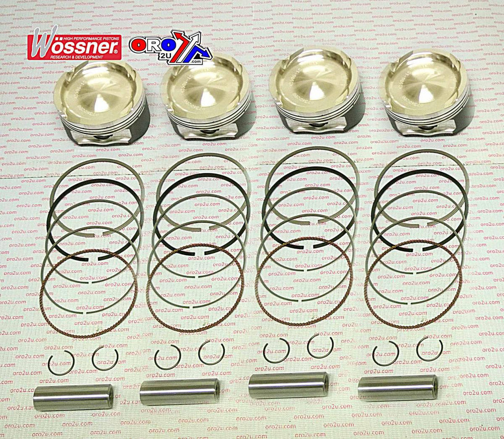 PISTON KIT 83mm SET/4 2008-ON SUZUKI HAYABUSA TURBO WOSSNER K8736D200-4
