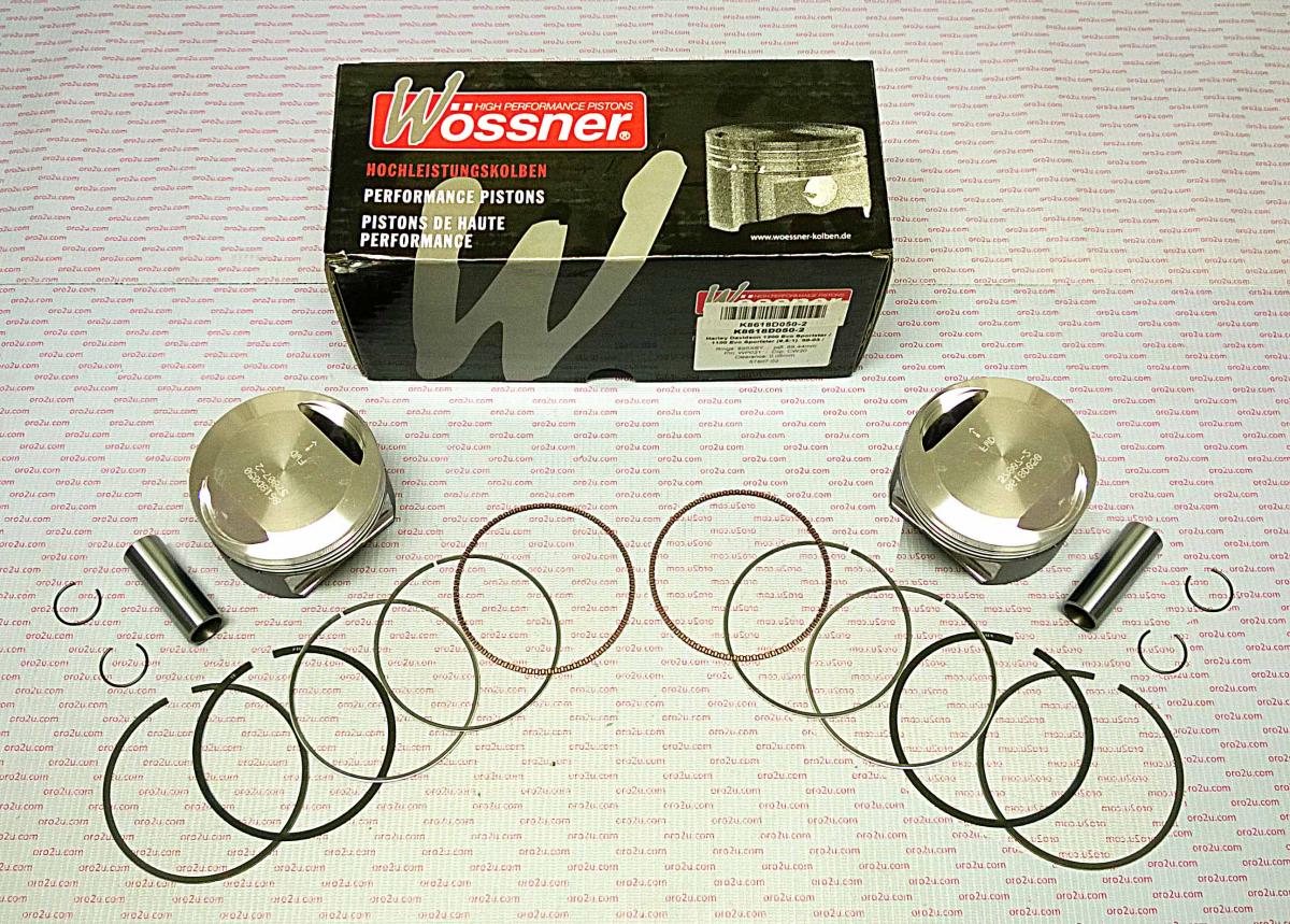 PISTON KIT HARLEY 3.501 SET/2, WOSSNER K8618DA-2 DAVIDSON, ROAD