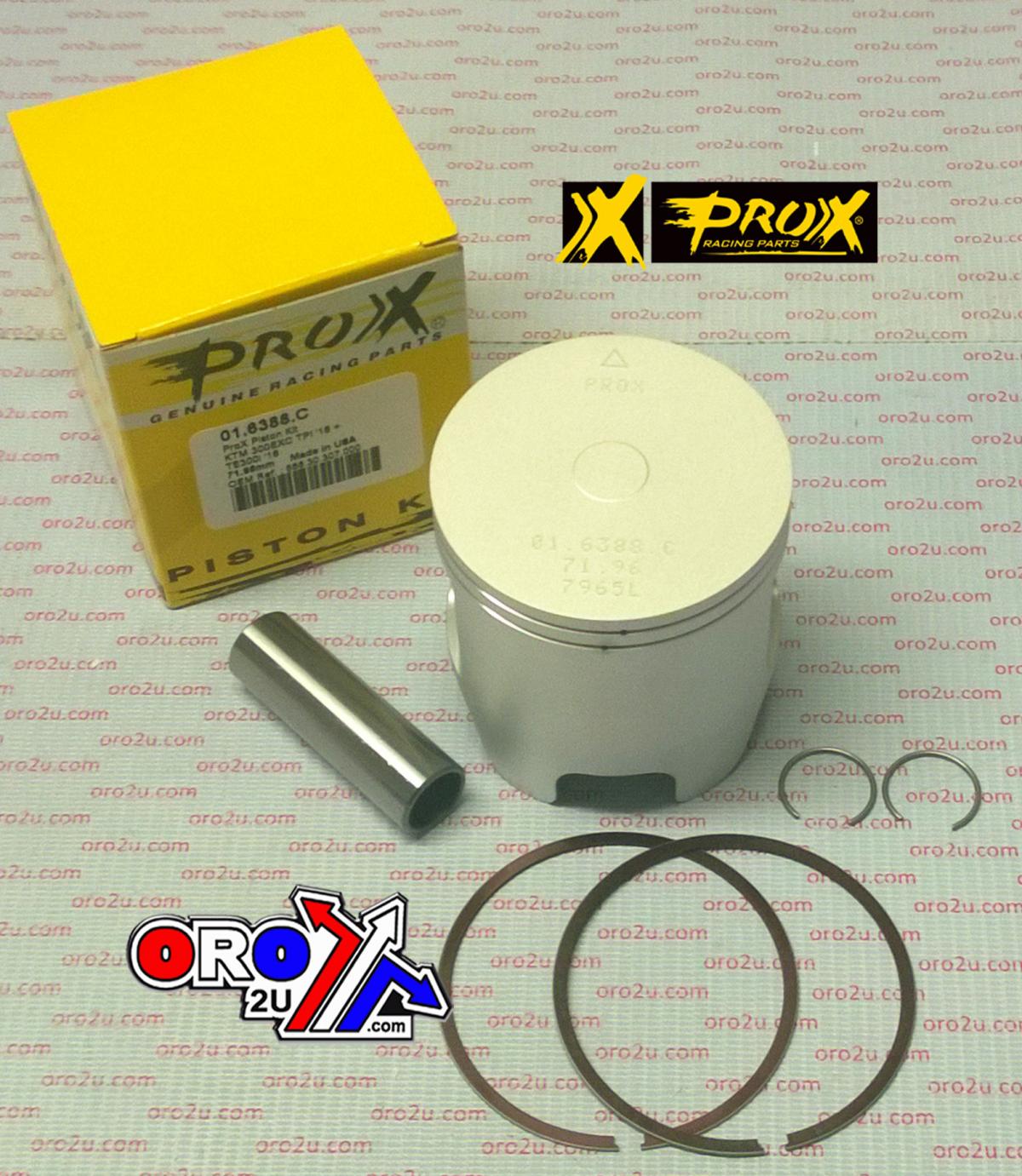 PISTON KIT KTM 300EXC 2018-26 TPI, PROX 01.6358.C TE 300i 2018-26, 55630307100