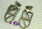 FOOT PEGS STAINLESS STEEL YAMAHA YZ WR HONDA CR 60-201.DR