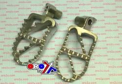 FOOT PEGS STAINLESS STEEL YAMAHA YZ WR HONDA CR 60-201.DR