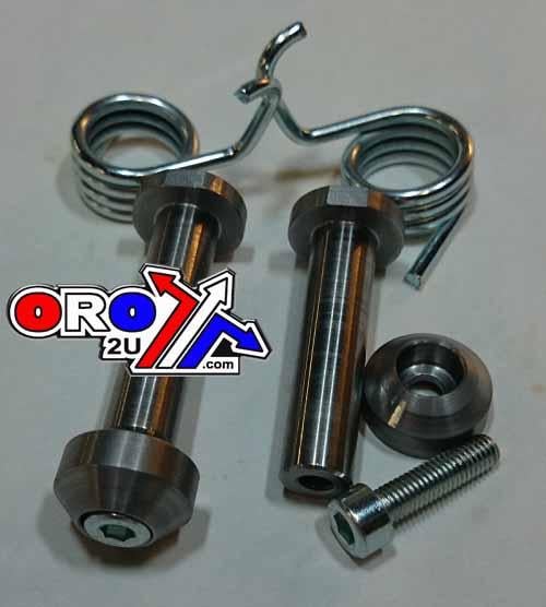 FOOT PEG SPRING & PINS YZ/KX, MINO 12-0031